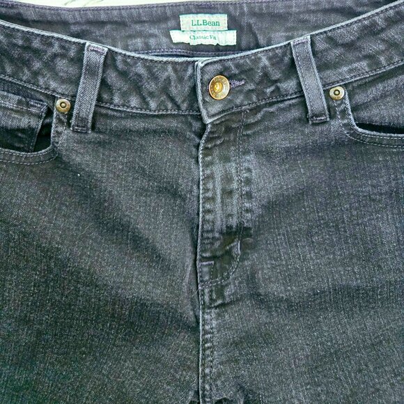 3 For 35 🙌🌼 L.L.Bean Classic Fit Black Denim Jeans – Size 29 – EUC - Picture 2 of 5